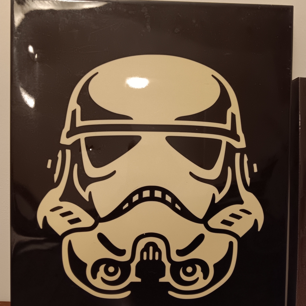 Star Wars Stormtrooper Wall Art - Black and White